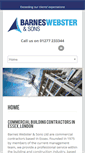 Mobile Screenshot of barneswebster.co.uk